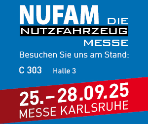 hatcher mit Stand auf der NUFAM Nutzfahrzeugmesse